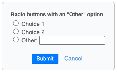 “Other” option
